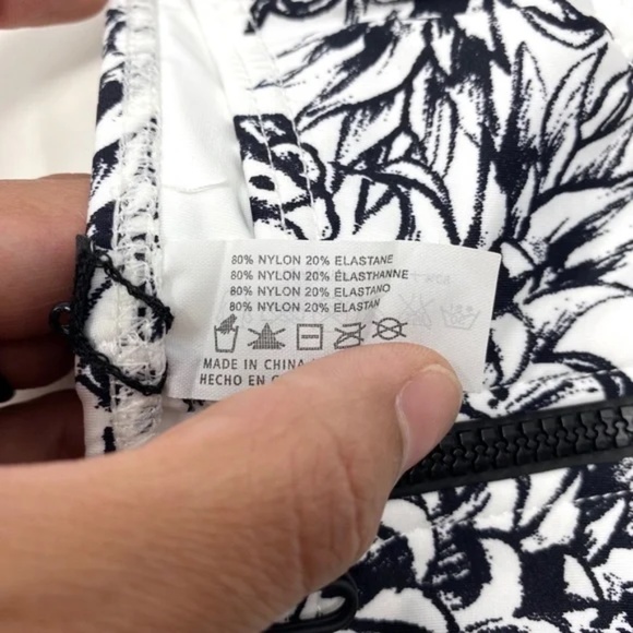 Tavik Irene Boyshort w/ Front Zip Detail BOTTOM ONLY in Pina Colada Sz L - Picture 7 of 9